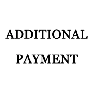 Additional Pay on Your Order for Express shipping & Customization & Price difference