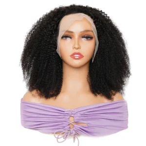13x6 Lace Curly Human Hair Wigs 250% Density Afro Kinky Curl 13*4 Lace Frontal Wigs Easy Wear Remy Brazilian Hair Wigs For Women