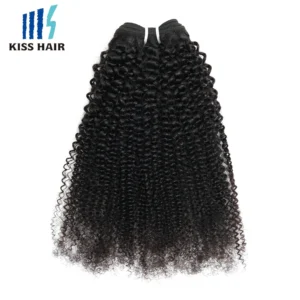 60Gram Afro Curl Human Hair Bundles 1/3/4/5Pcs For Full Head Kinky Curly Remy Brazilian Hair Extension 12 to 22inch Double Weft
